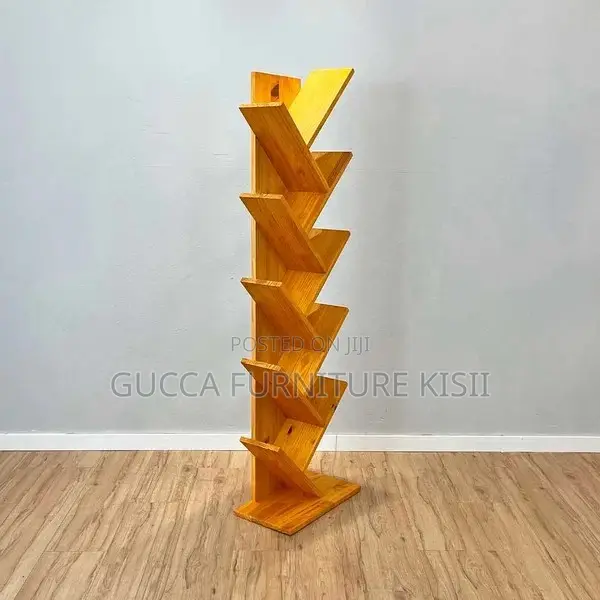 Bookshelf; Tree Tier Storage Bookshelf