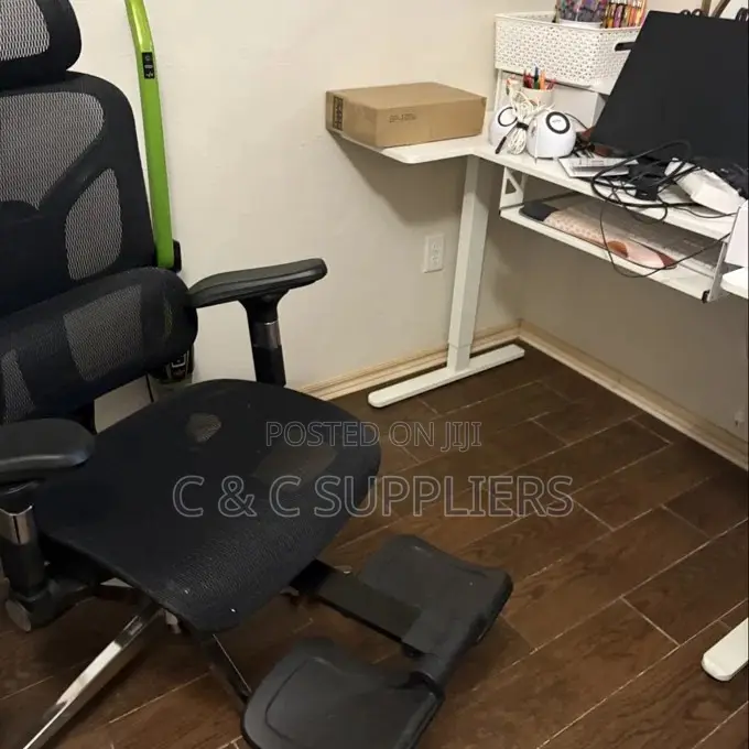 Full Mesh Home Desk Chair With Footrest
