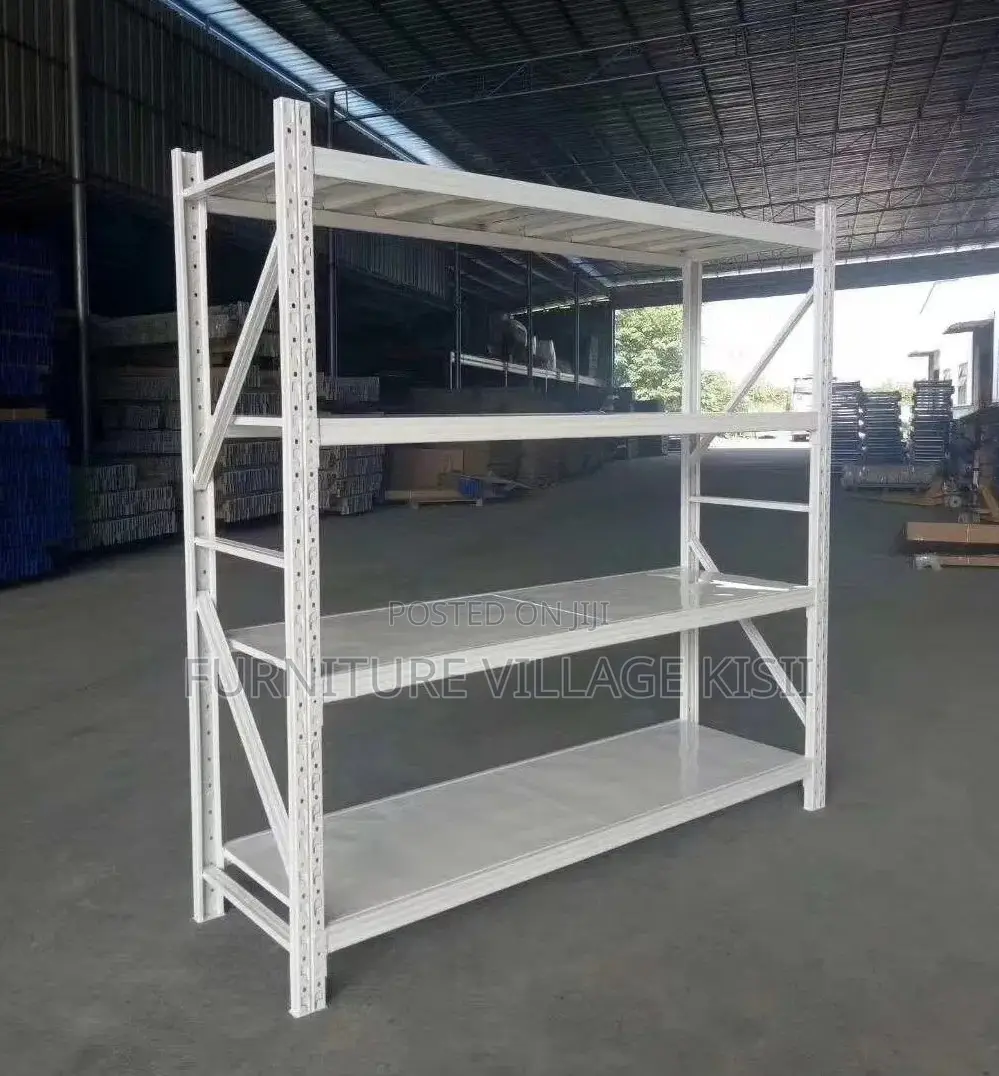 Storage Unit: 4-Tier Metalic Adjustable Rack