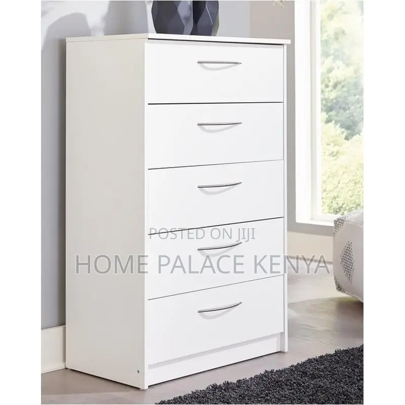 Chest of Drawers; Versatile Wooden 5 Drawer Chest of Drawers