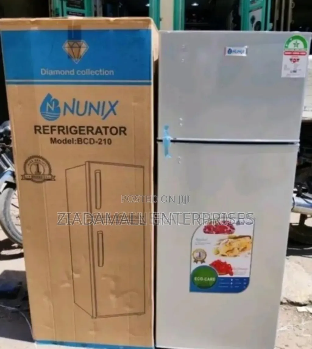 Bcd210L.Nunix 210L Fridge. With Free Guard