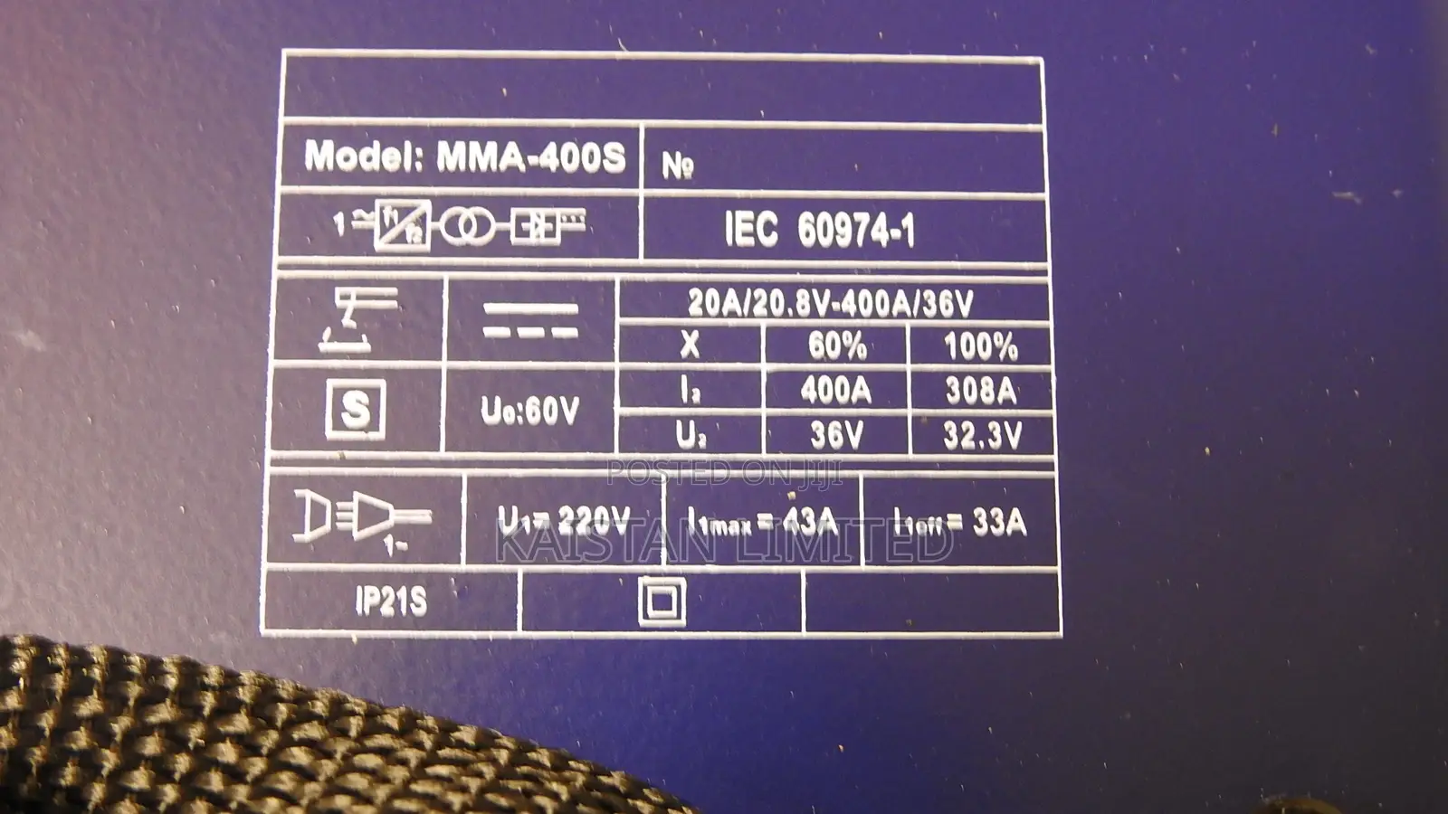 Royce Mma-400s 400a Arc Inverter Welder. Mma 400 S Inverter Welding