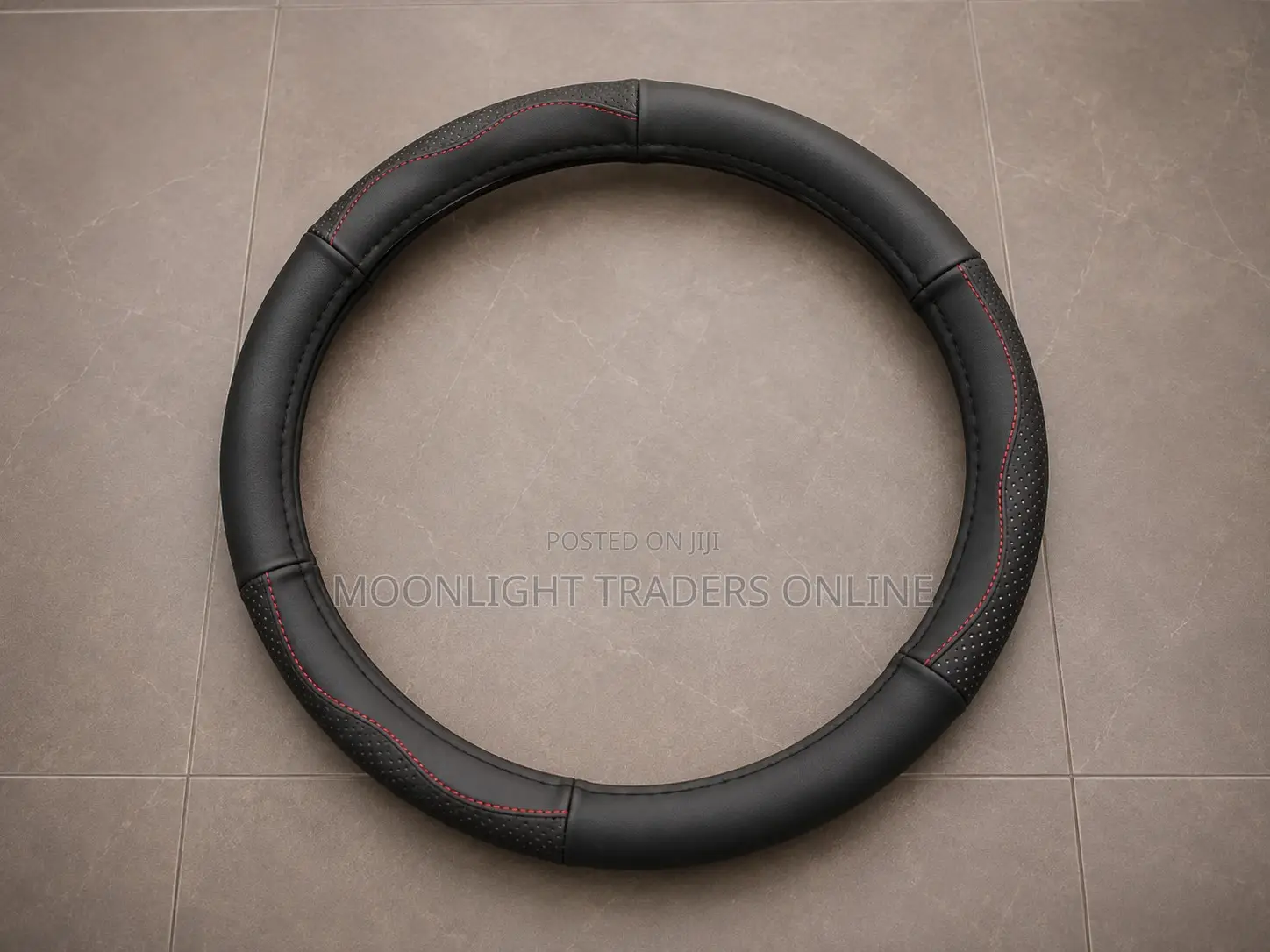 Universal Leather Steering Wheel Cover