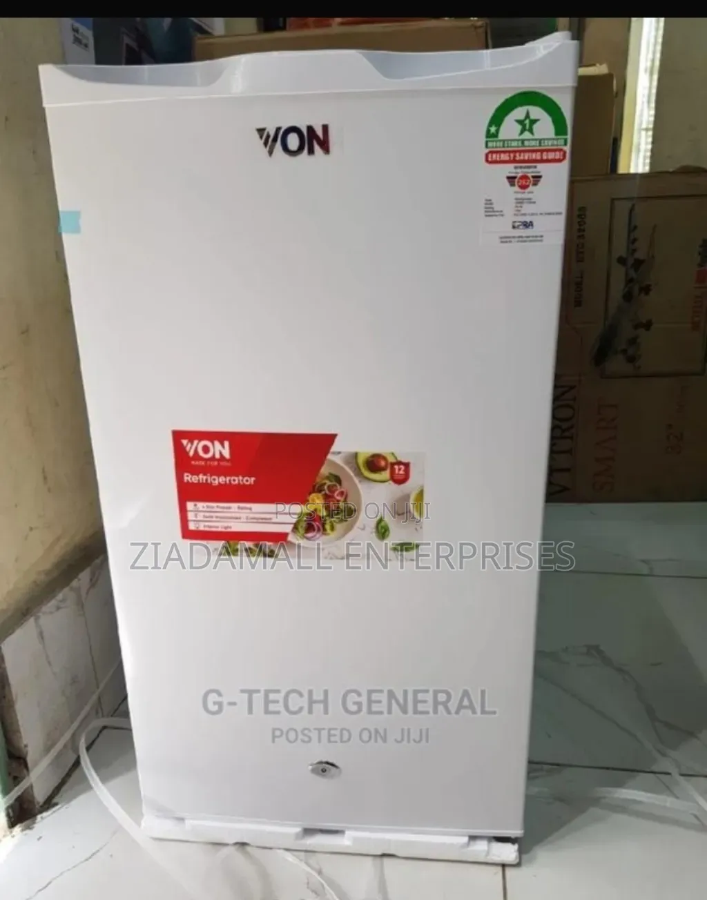 Colour White One Star Rating Von 90L Fridge