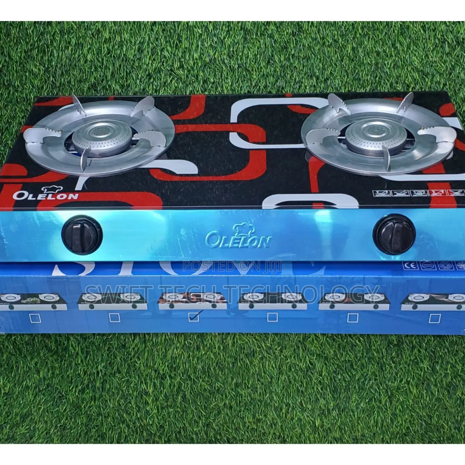 Olelon 2 Burner Glass Top Cooke