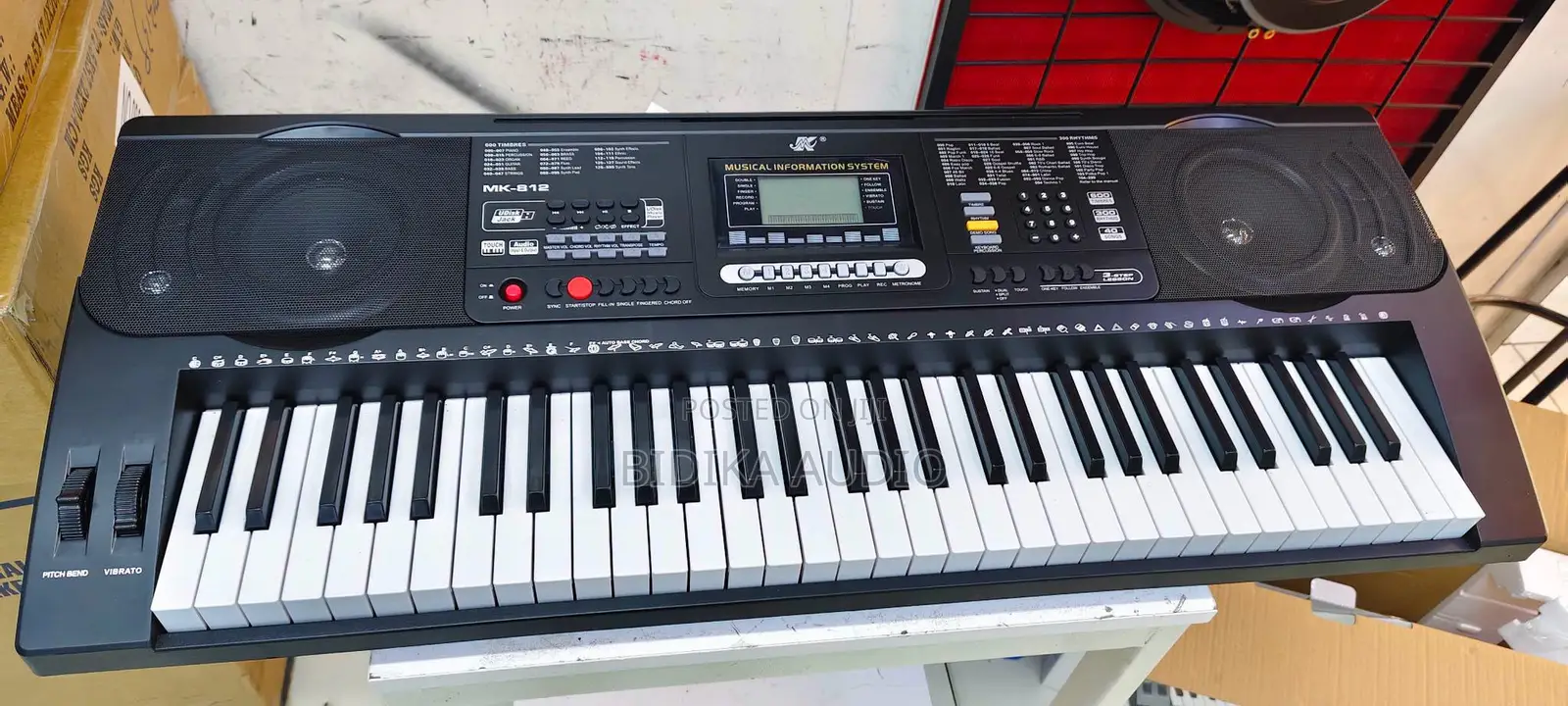 Meike MK-812 Professional 61-Key Portable Electronic Keyboard With USB