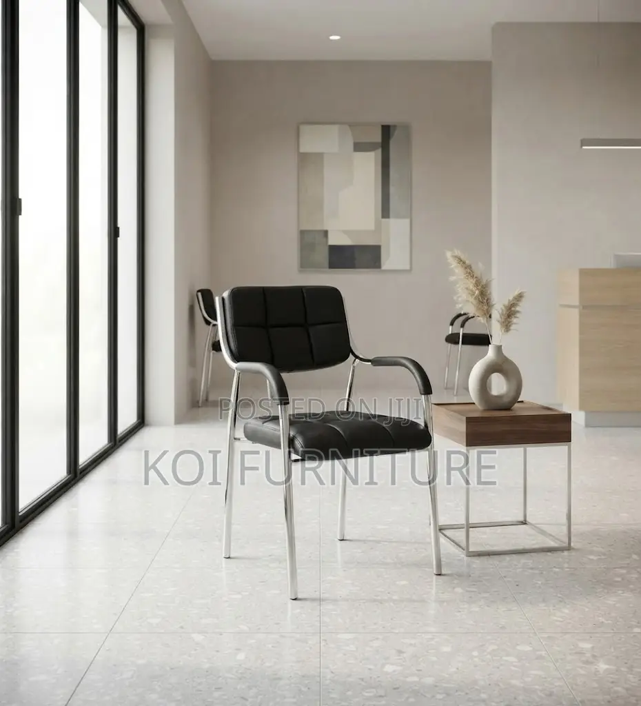Office Chairs; Reception Office Katalina Leathe Padded Chairs