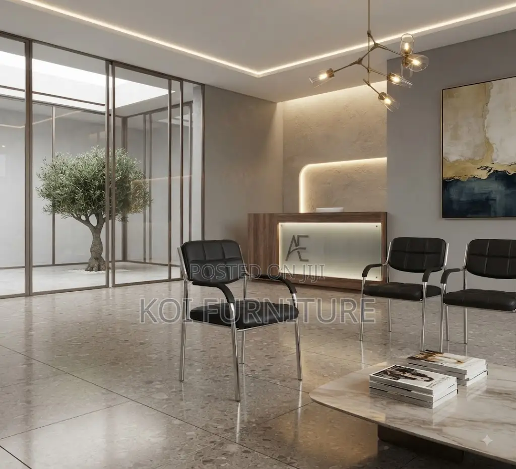 Office Chairs; Reception Office Katalina Leathe Padded Chairs