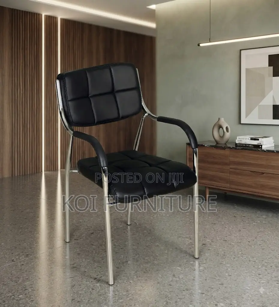 Office Chairs; Reception Office Katalina Leathe Padded Chairs