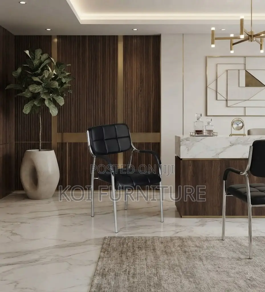 Office Chairs; Reception Office Katalina Leathe Padded Chairs