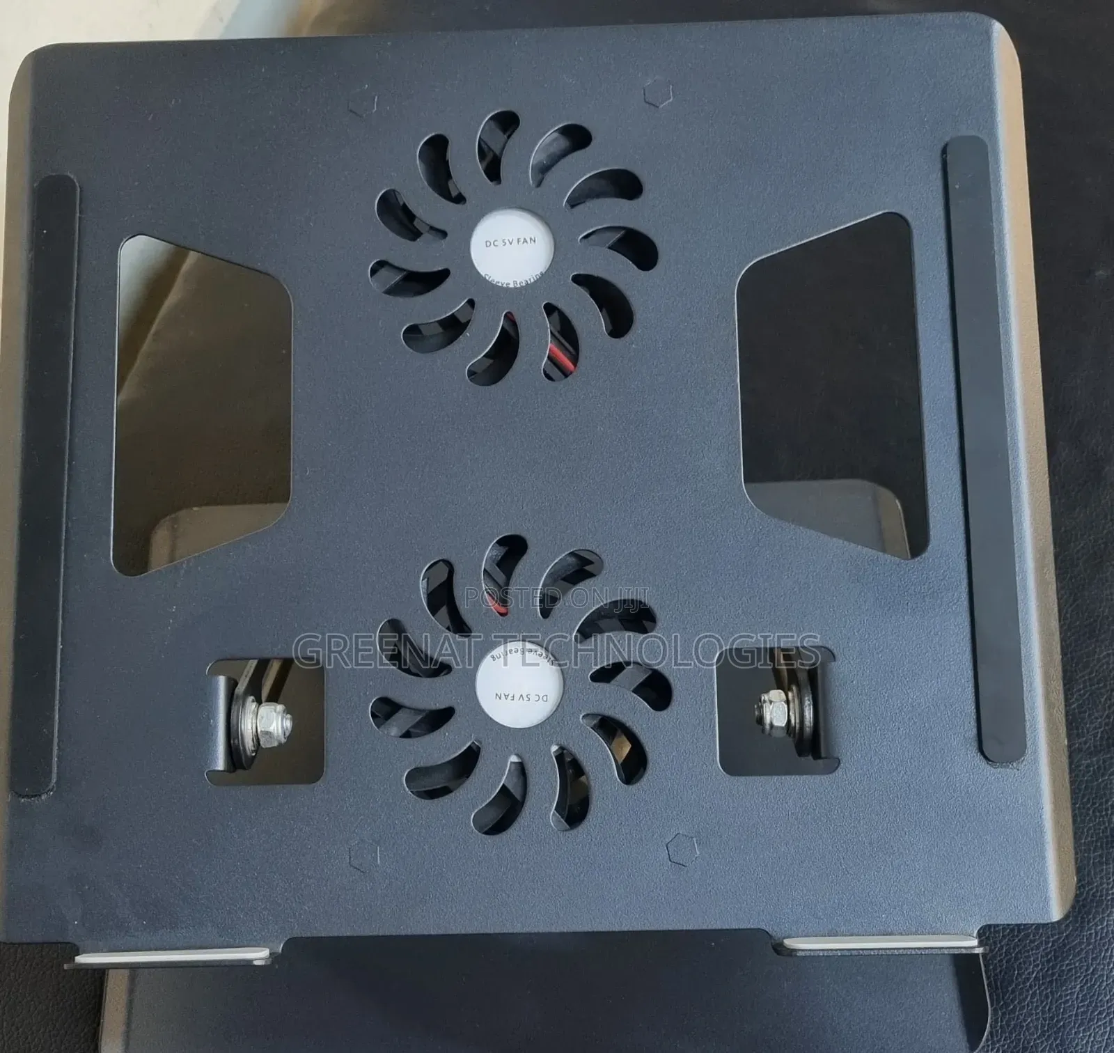 Rotating Laptop Stand With Dual Cooling Fans