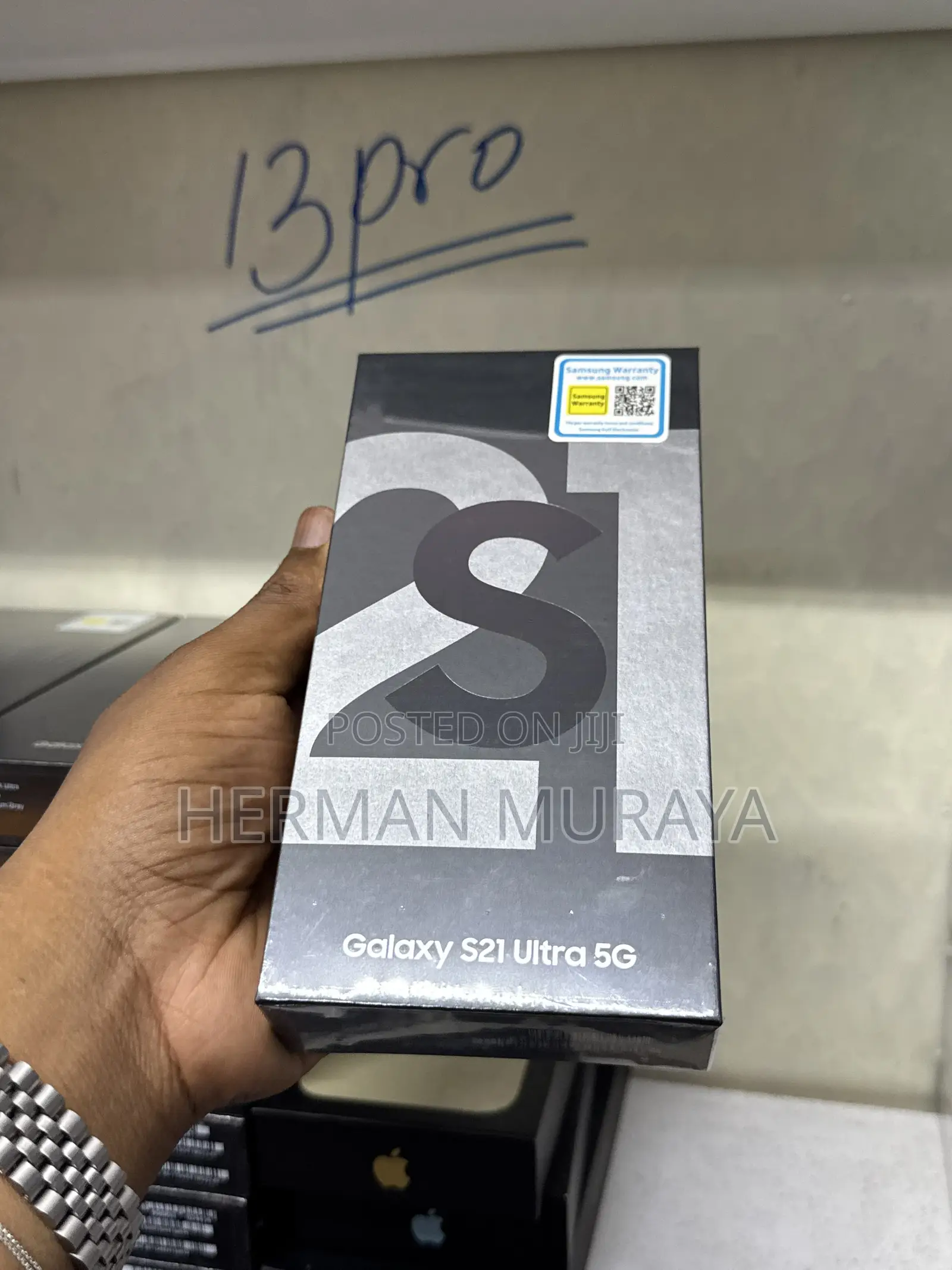 New Samsung Galaxy S21 Ultra 5G 256 GB Black