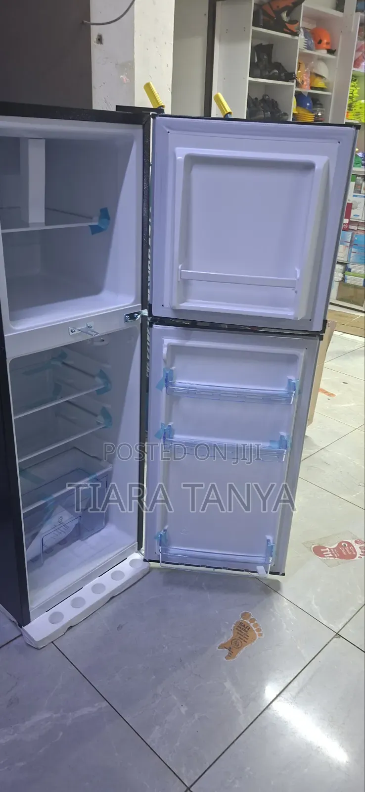 138lt Double Door Fridge Direct Cool, Stainless Steel – Rf/349