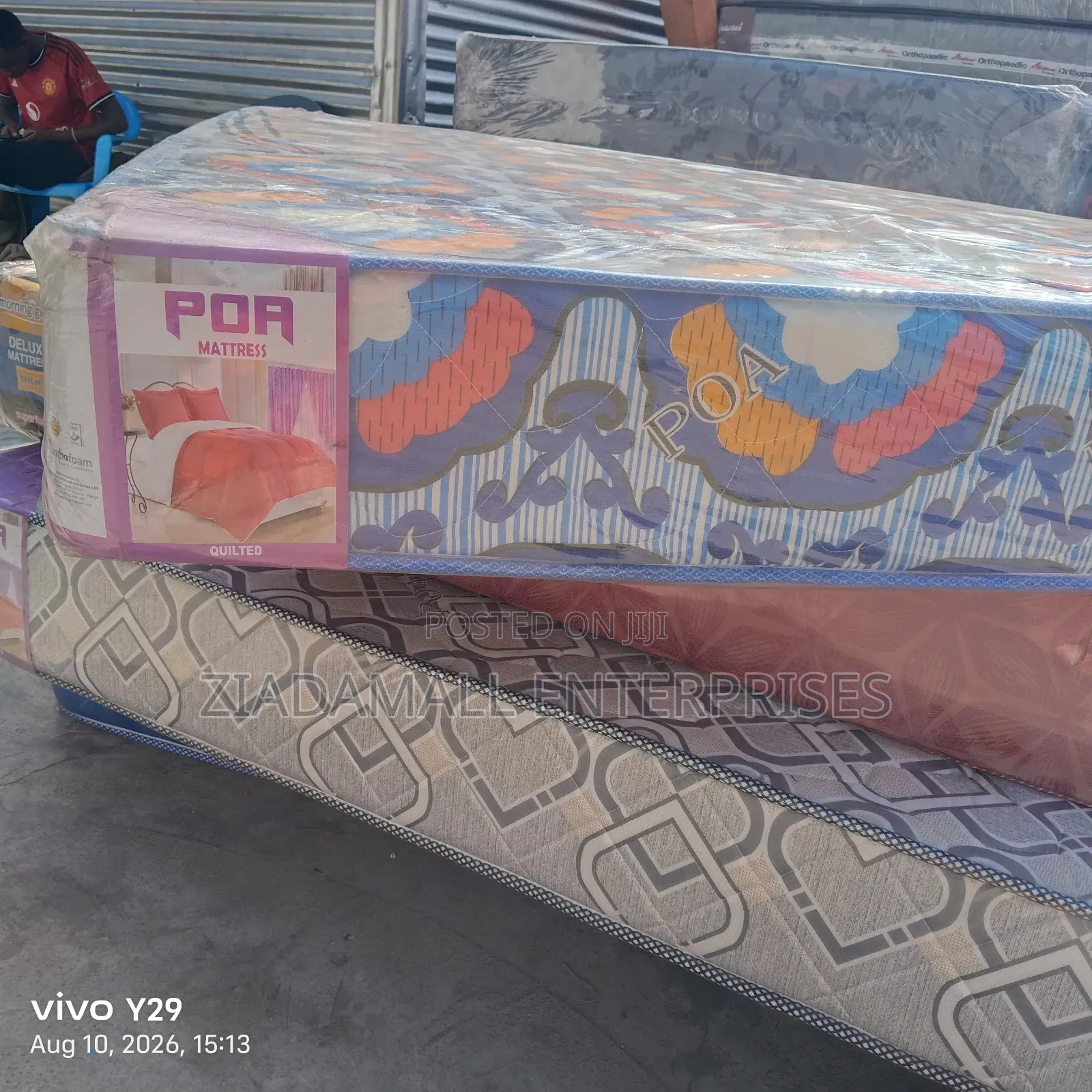 Pay on Delivery 4by6 6inches Plain Mattress