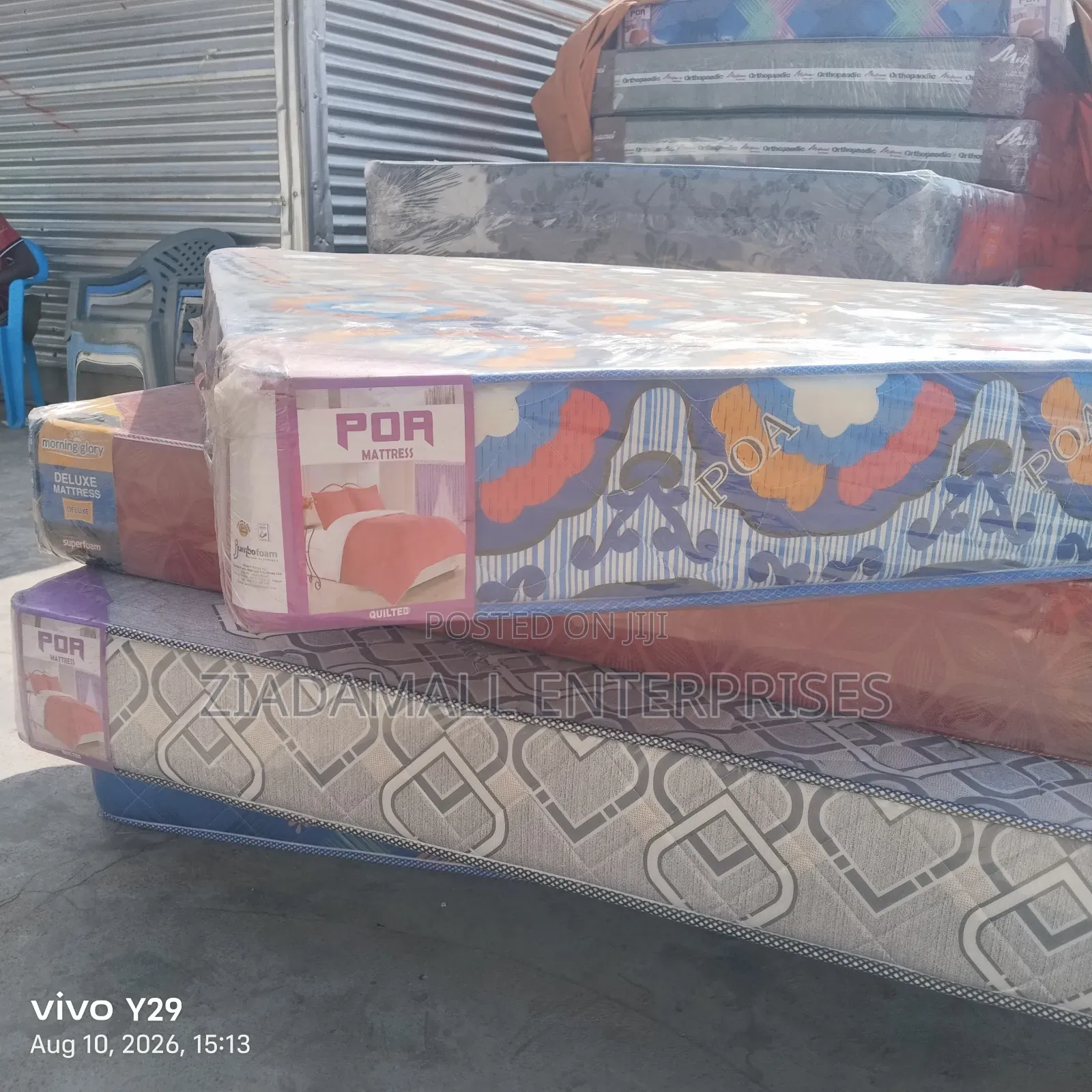 Pay on Delivery 4by6 6inches Plain Mattress