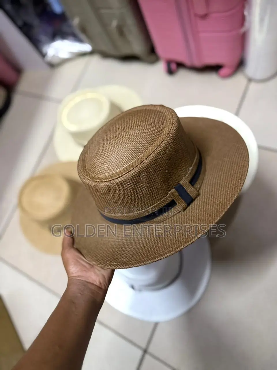 Elegant Summer Straw Fedora – Perfect for Beach, Safari Vacation