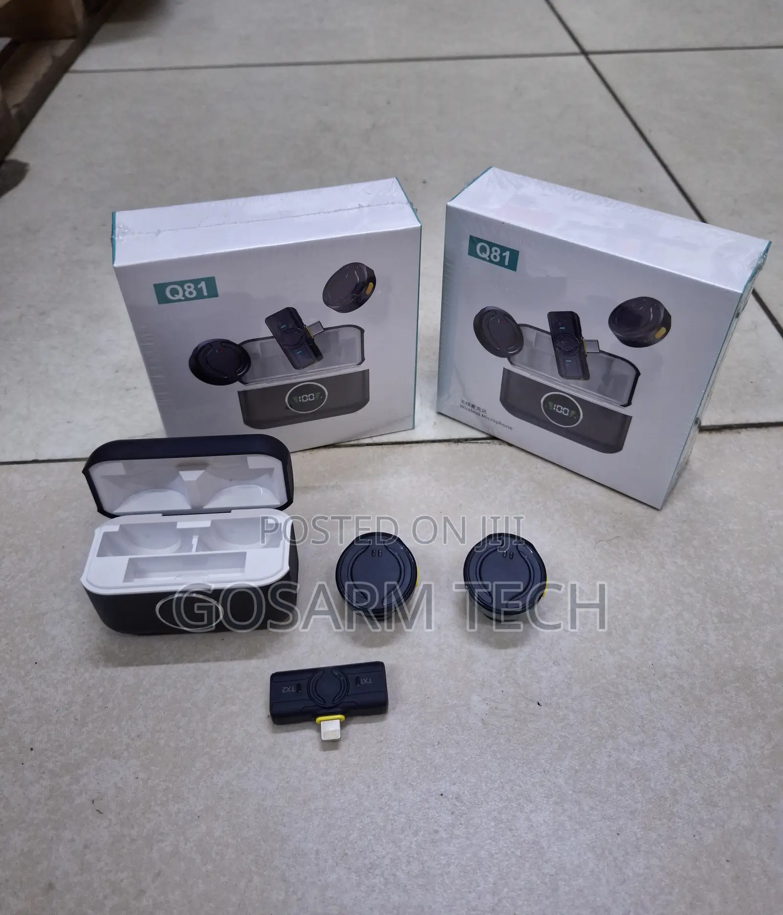 Q81 Mini Wireless Microphone for Phone Recording