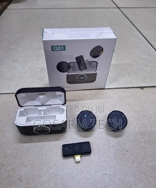 Magnetic Q81 Rechargeable Wireless Lavalier Microphone