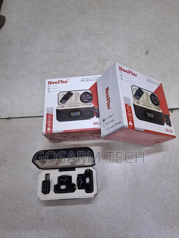 Neepho Np-58 Wireless Lavalier Microphone (2tx + 1rx)