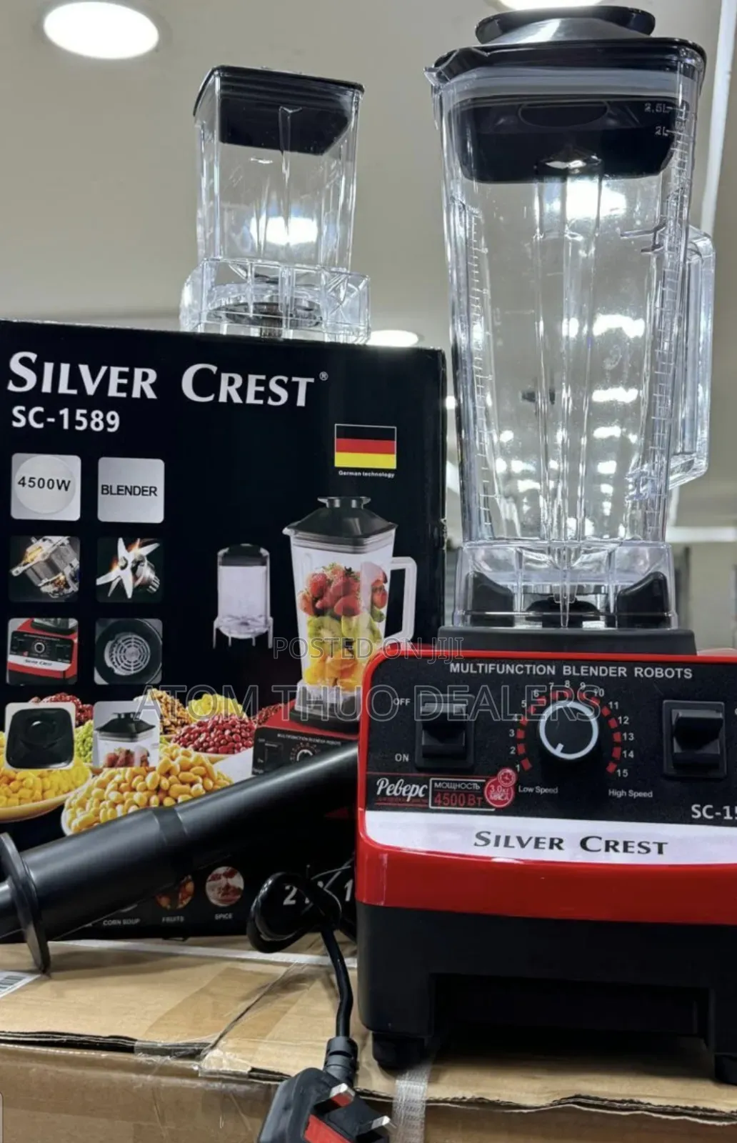 Silver Crest Commercial 2 in 1 Blenders