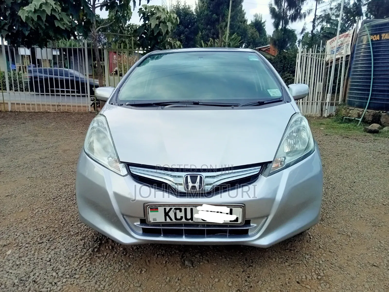 Honda Fit 2012 Silver