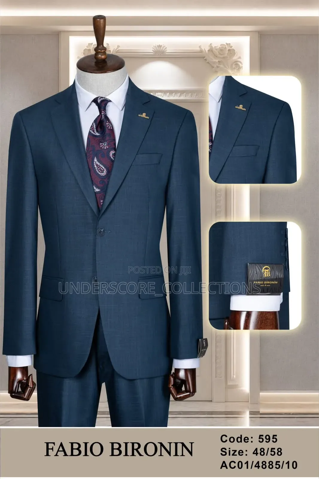 Fabio Turkey Men Suits