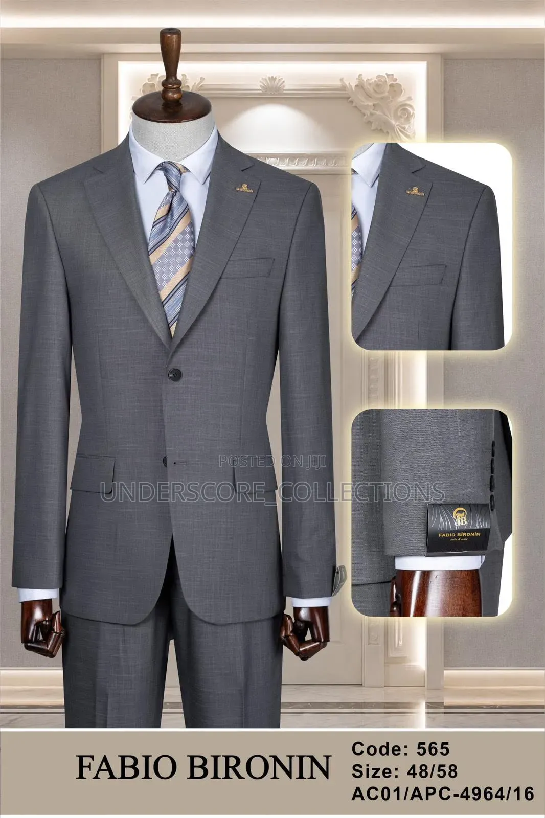 Fabio Turkey Men Suits