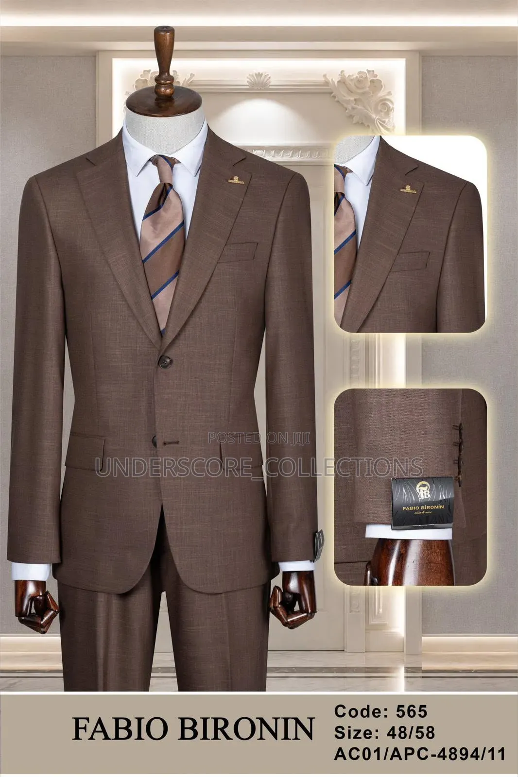 Fabio Turkey Men Suits