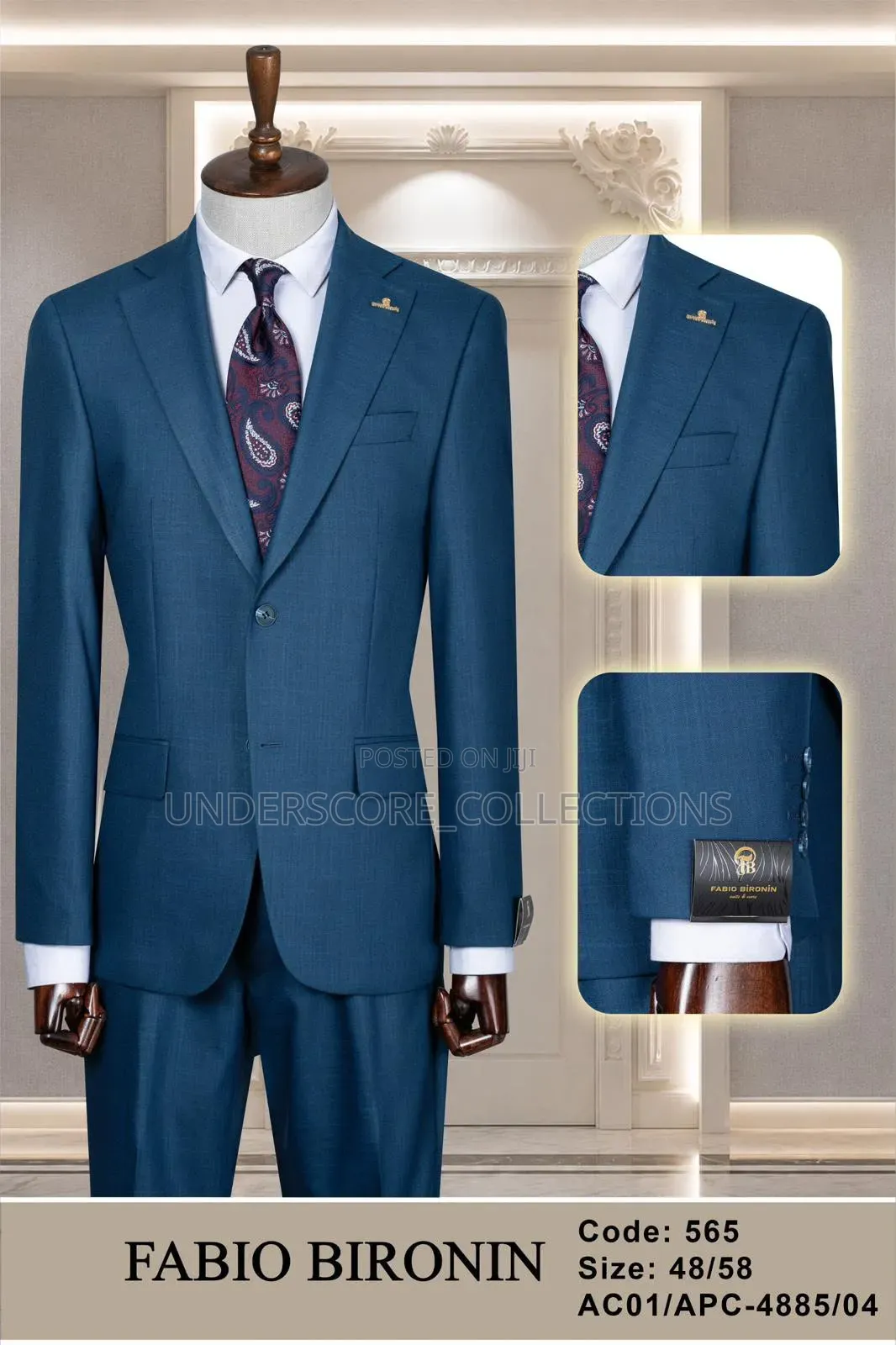 Fabio Turkey Men Suits