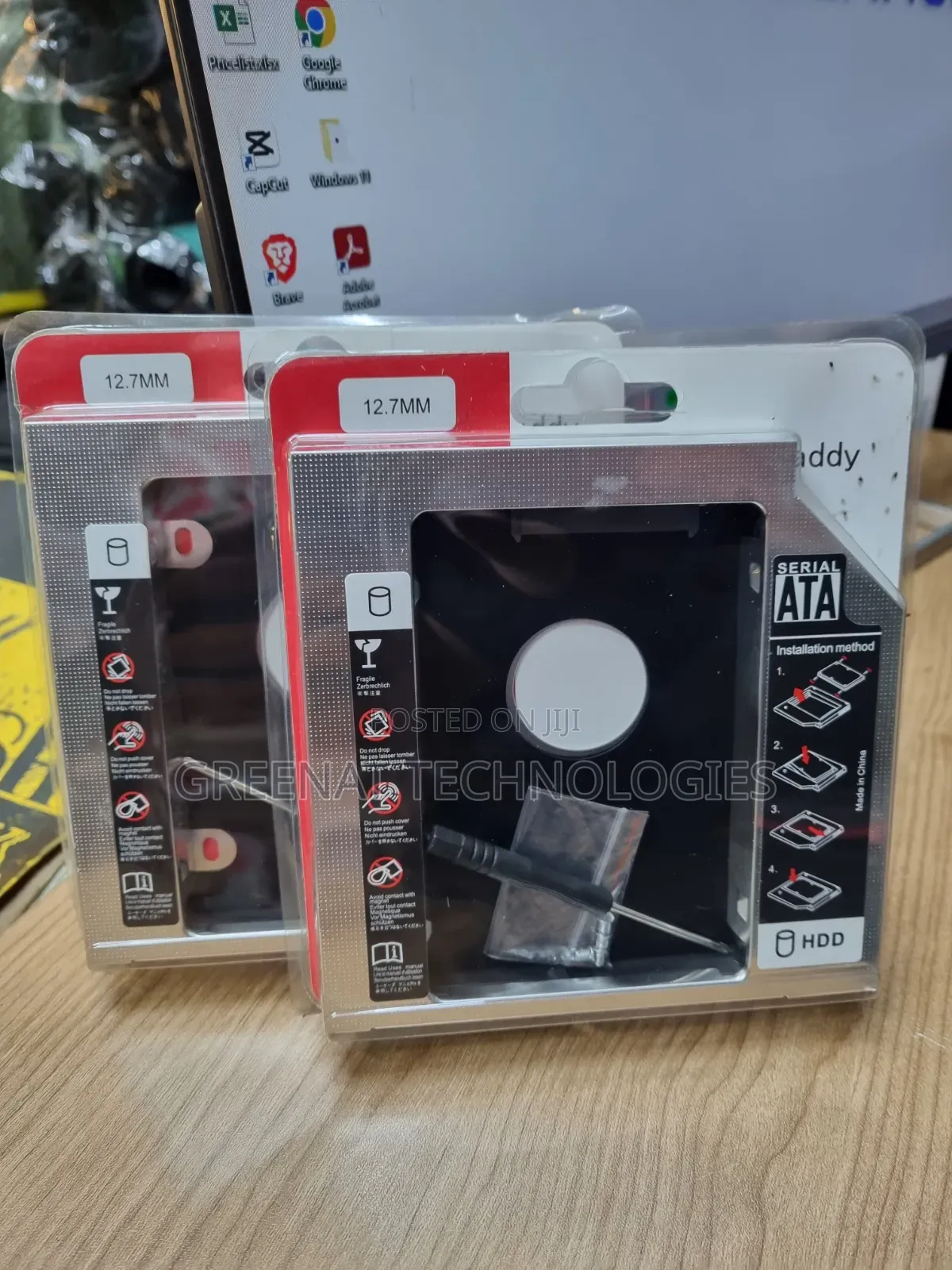 12.7mm SATA HDD/SSD Caddy | DVD Drive Bay Adapter