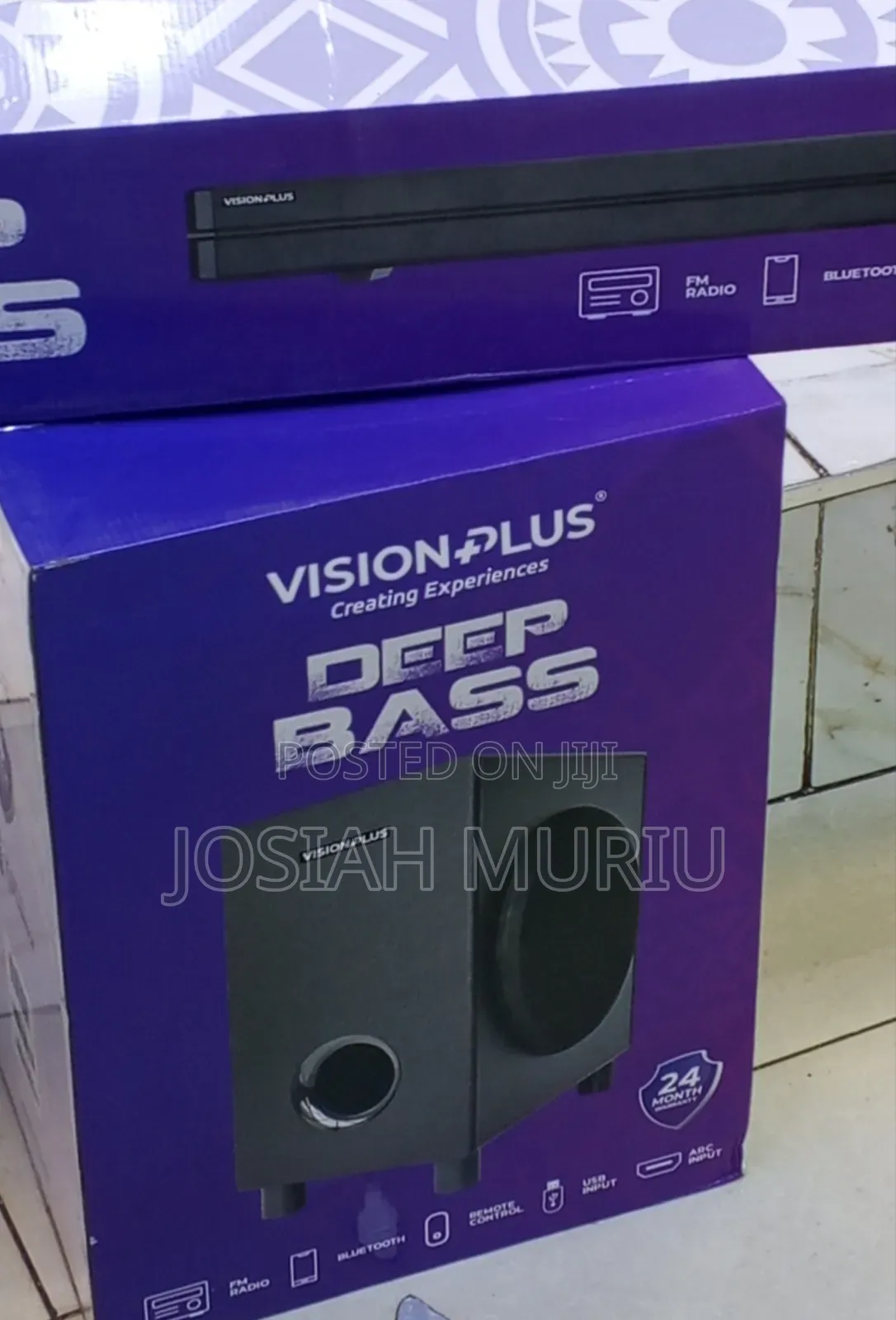 Vision Plus Deep Bass Soundbar and Subwoofer