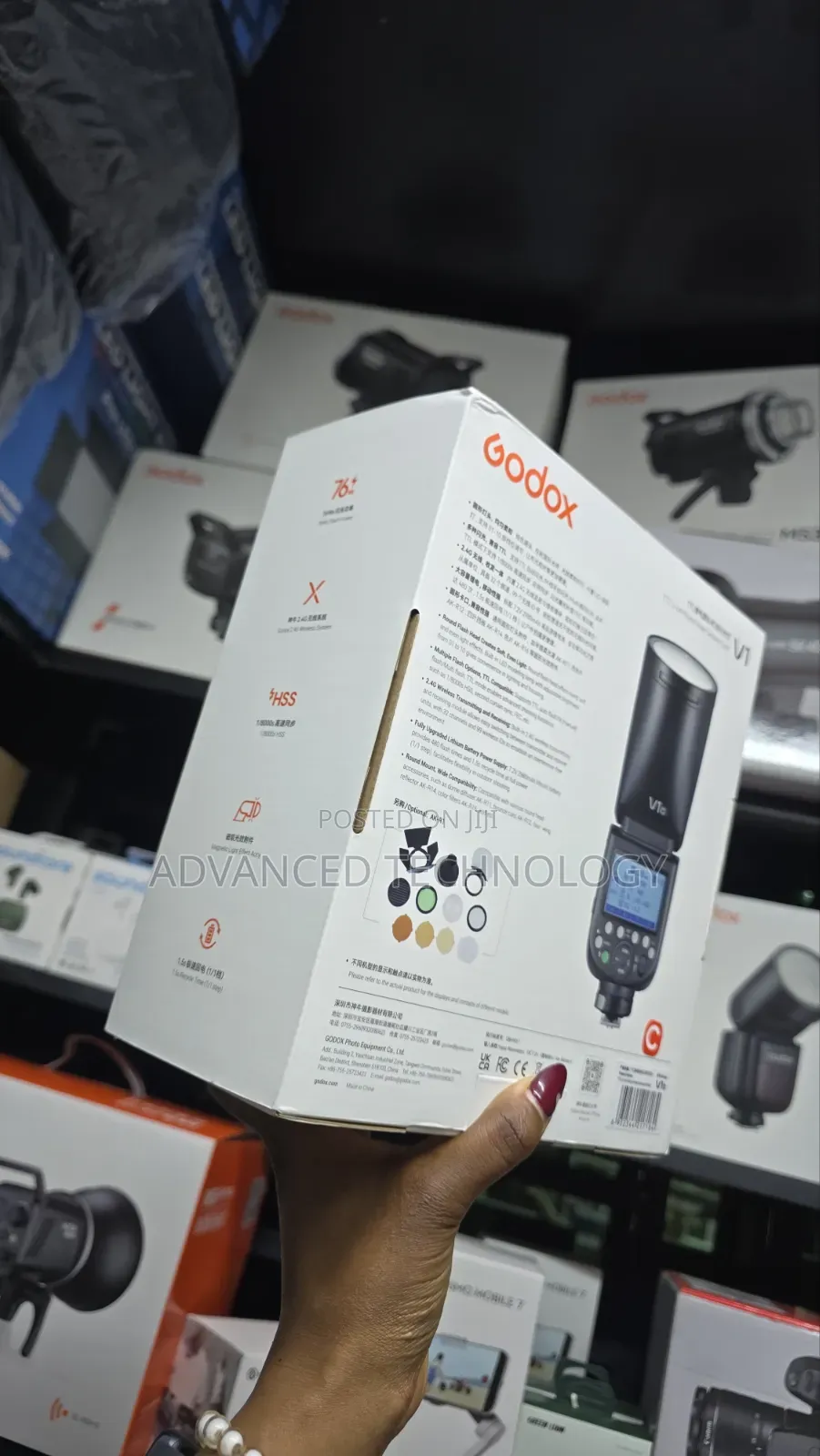 Godox V1 Round Head Flash for Canon