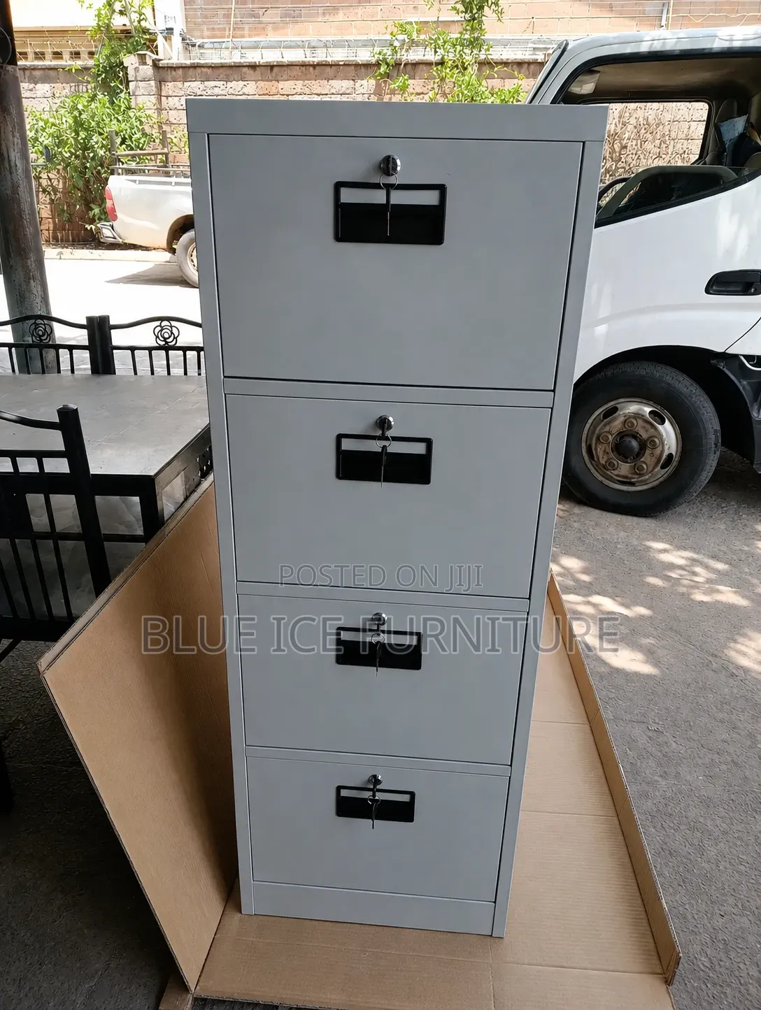 Office 4 Drawer Steel Filing Cabinet With Individual Locks
