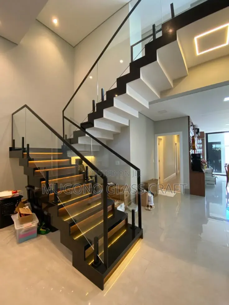 10mm Toughened Glass and Stainless Steel Railings