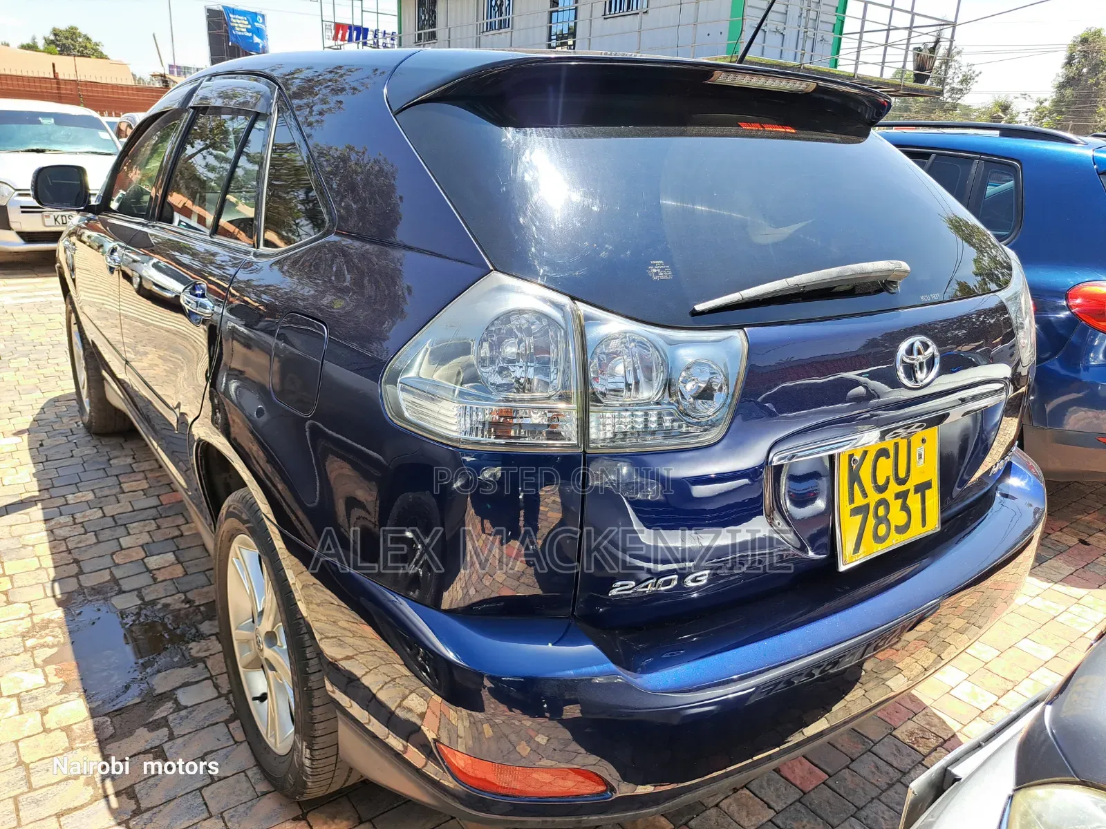 Toyota Harrier 2012 Blue