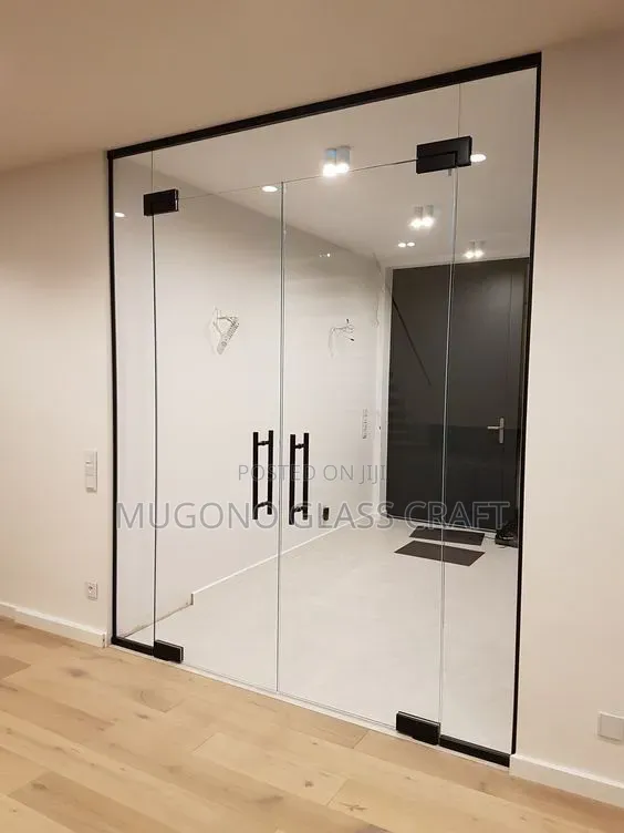 Minimalist Glass Partitioning