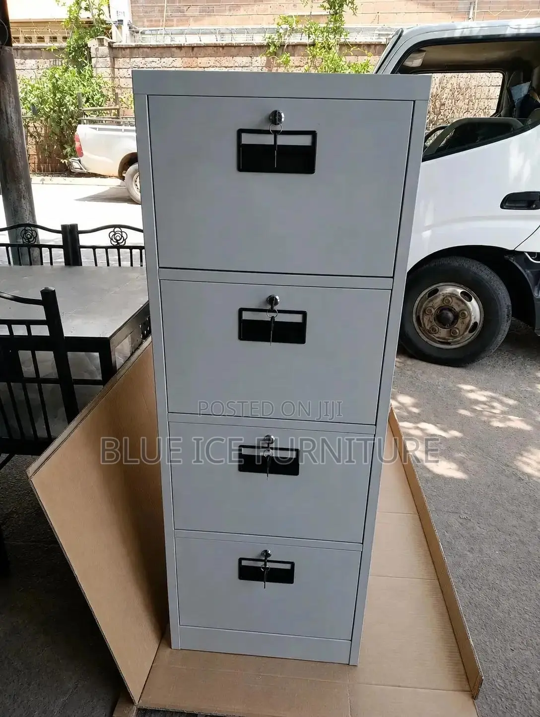 Office 4 Drawer Steel Filing Cabinet With Individual Locks
