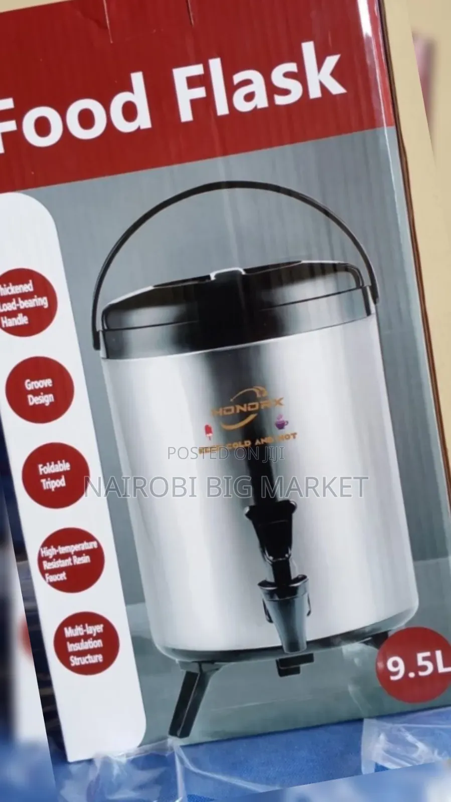 9.5l Food Flask T-Turn