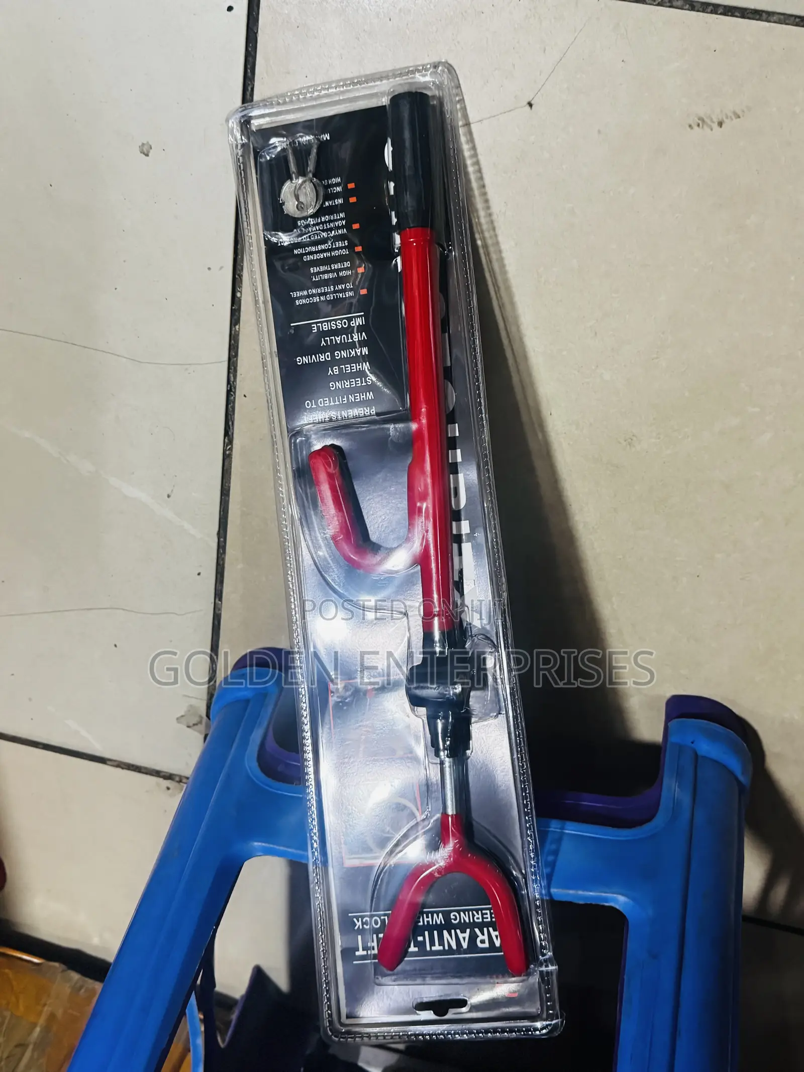 Universal Steering Wheel Security Lock – Theft Protection Device