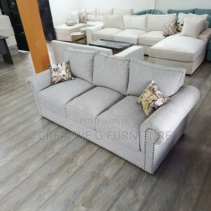 3-Seater Light Grey Sofa