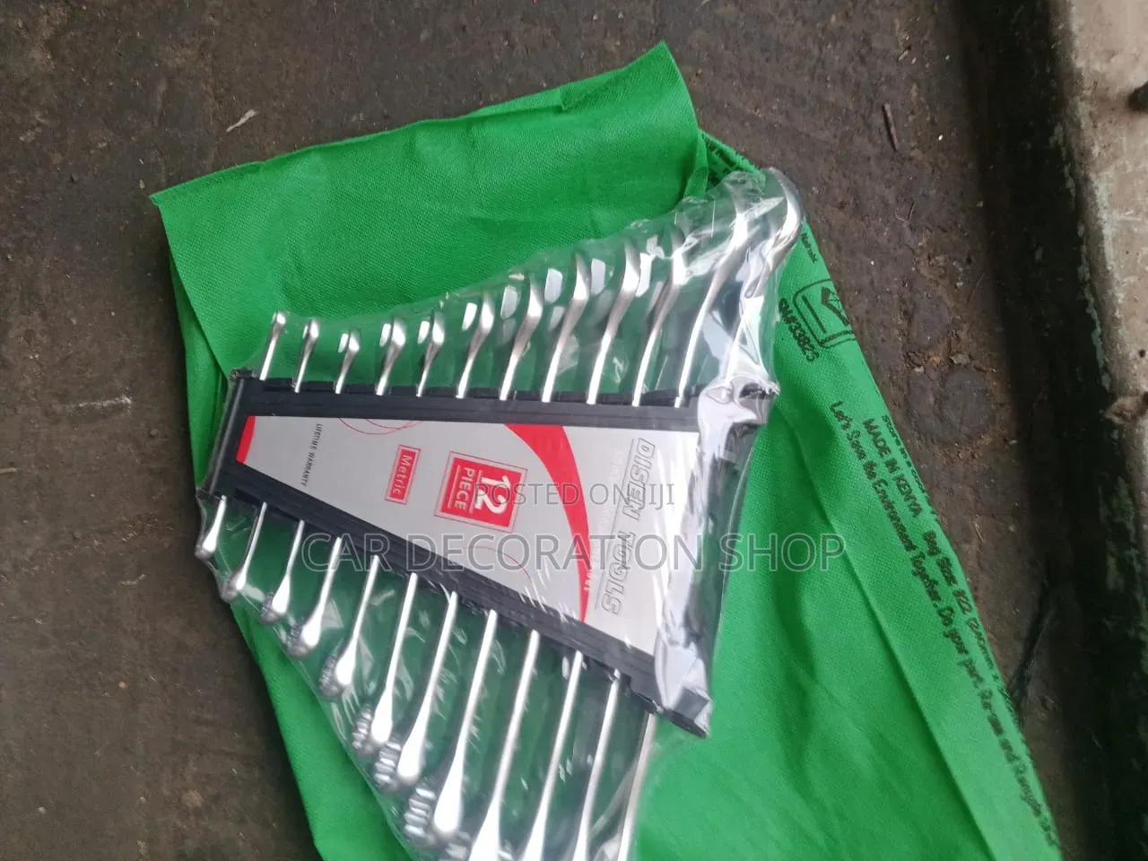 6mm to 32mm Polished Finish 12pc Combined Spanners Set