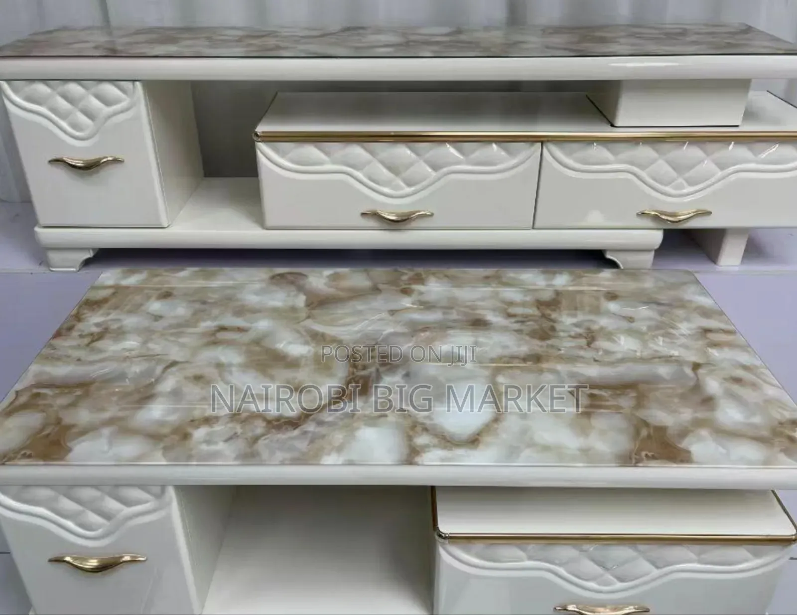 Modern Imported Executive TV Stand Coffee Table