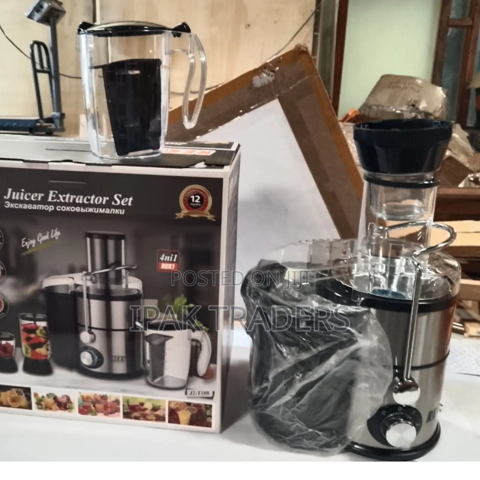 Reki 4 in 1 Juicer -Blender-Grinder and Mill Food Processor