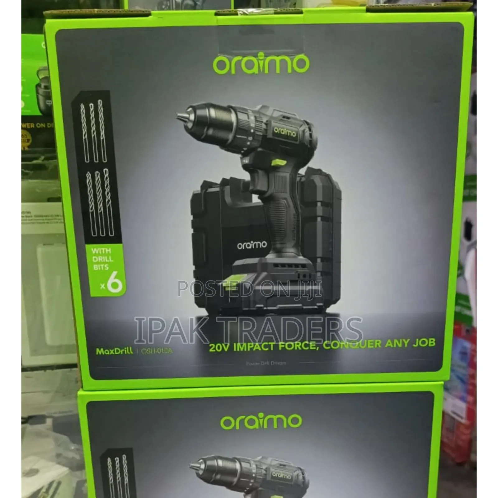 Oraimo MaxDrill OSH-010A 20V Cordless Versatile Power Drill Drive
