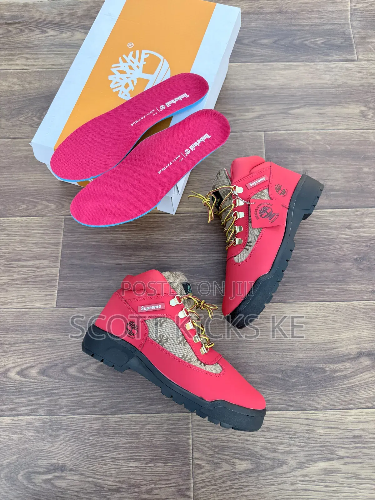 Timberland Supreme "New York Yankees Red"