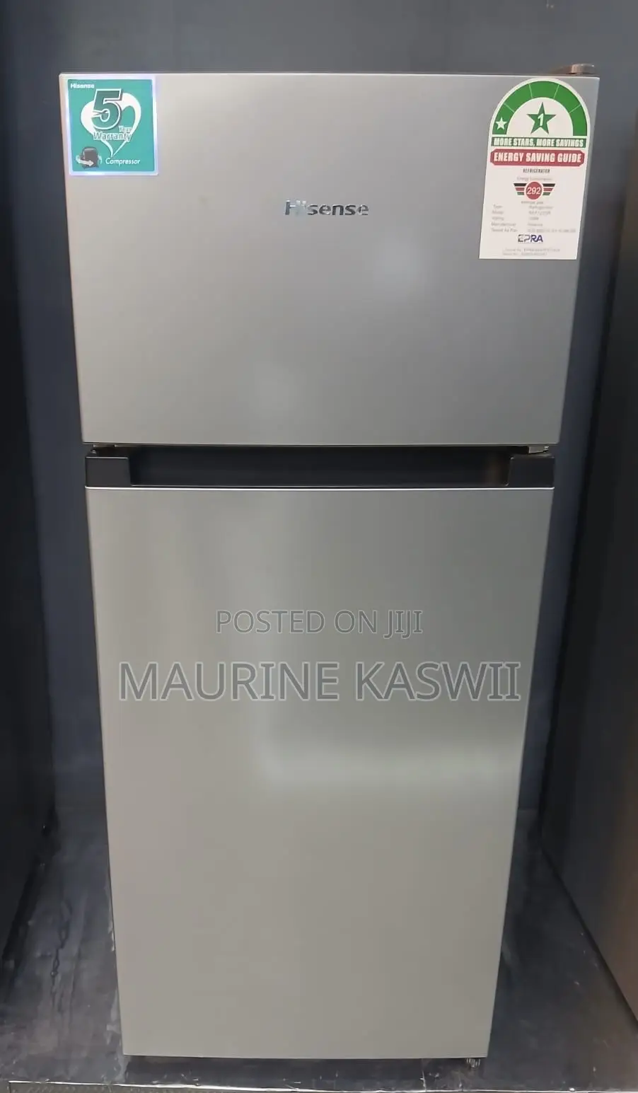 Hisense 120 L Top Mount Refrigerator Double Door