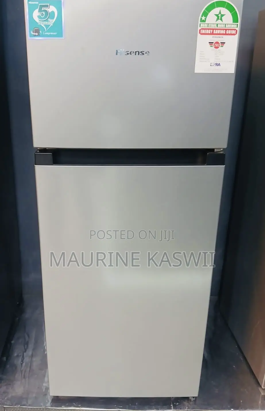 Hisense 120 L Top Mount Refrigerator Double Door