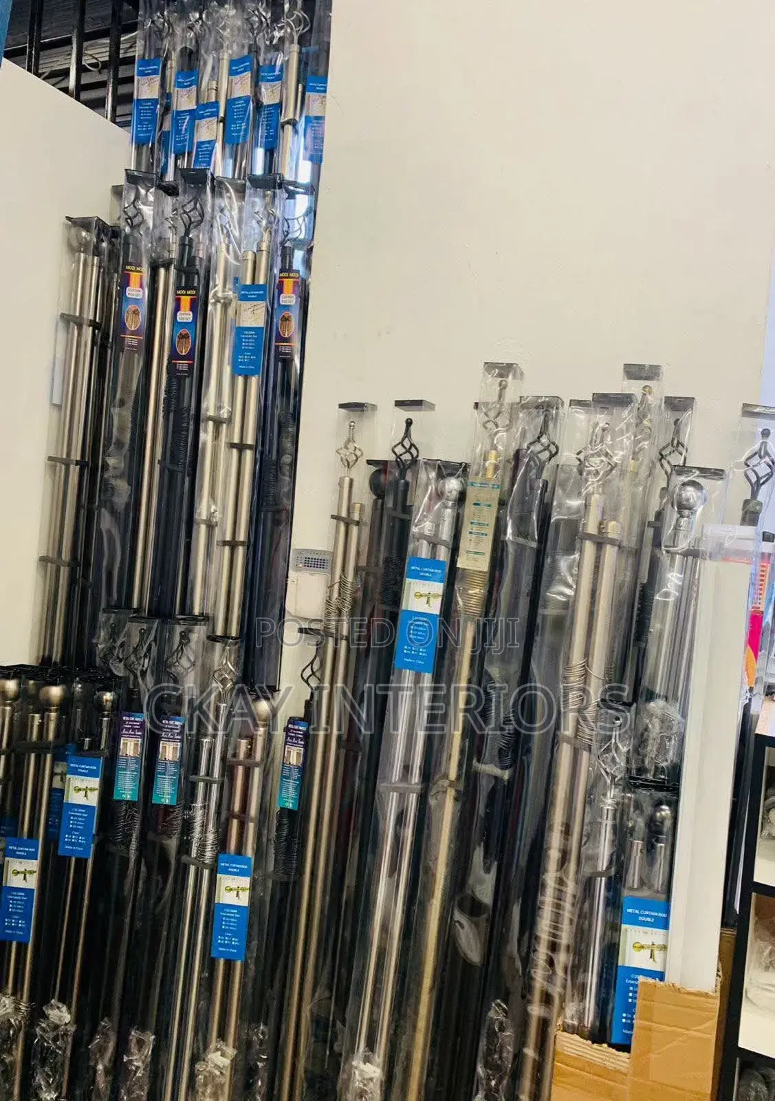 Beautiful Curtains Begin With Beautiful Adjustable Shinny Rods.
