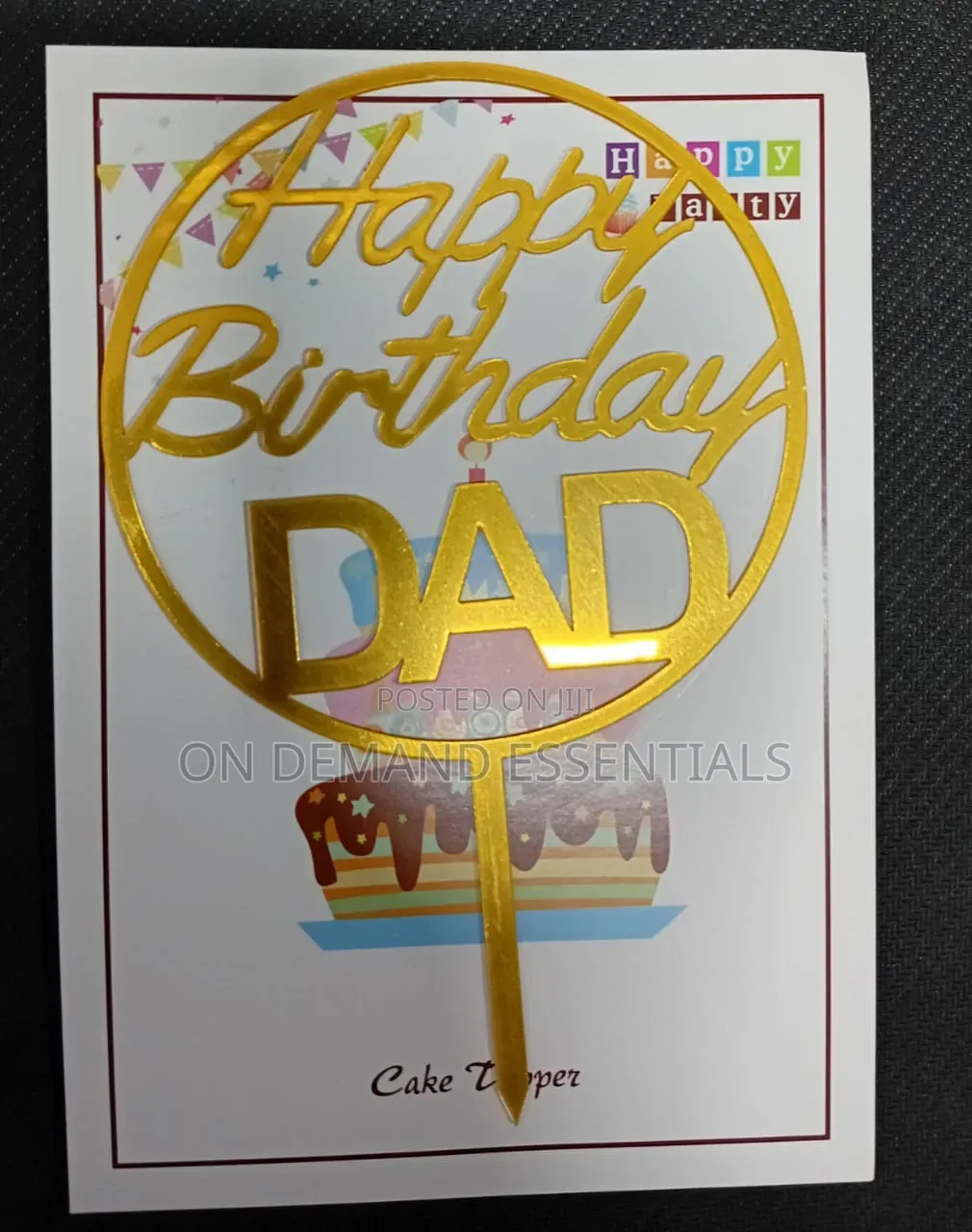Happy Birthday Dad Topper