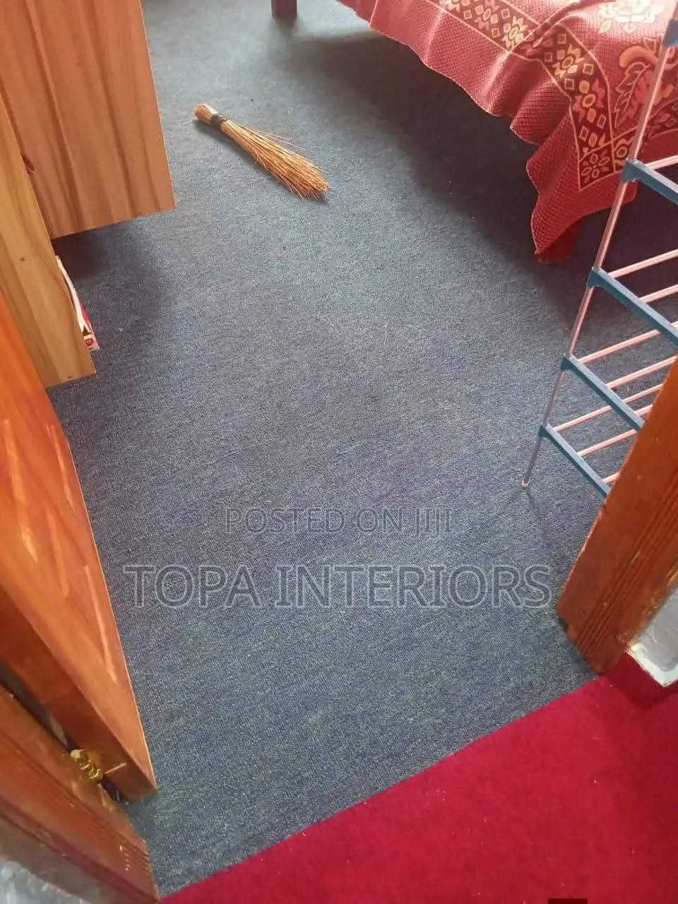 Grey 4mm Thick Delta Wall to Wall Floor Carpets for Home and Office